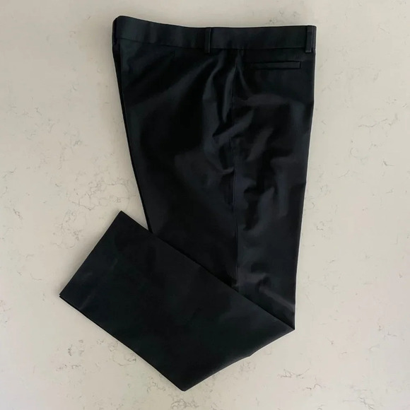 Brooks Brothers "346" Natalie Fit Straight Leg 100% Cotton Pants Navy Sz 14 NWOT - Picture 5 of 14